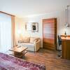 In den 40 qm großen Deluxe Apartments der Arkona Strandresidenzen könne Sie sich auf einen Balkon oder Terrasse freuen.