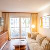 Die Apartments in den Arkona Strandresidenzen haben einen getrennter Wohn- und Schlafraum sowie Balkon oder Terrasse.